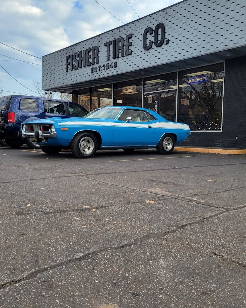 A classic car at Broadway Automotive